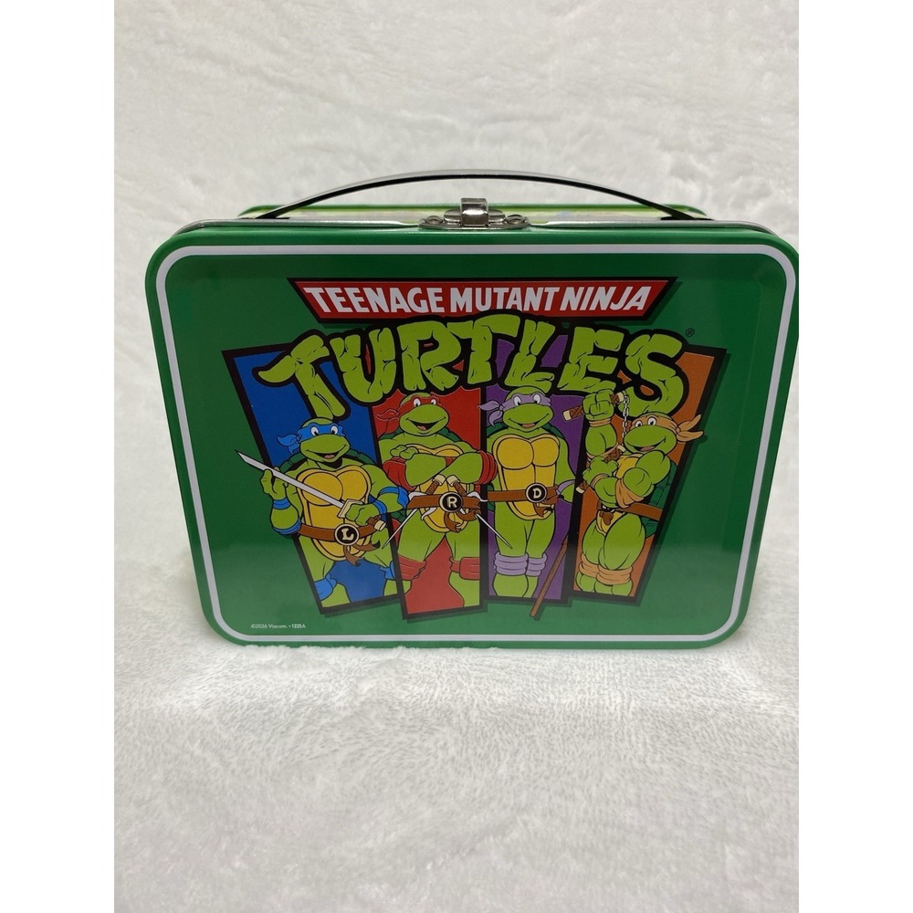 Nickelodeon Teenage‎ Mutant Ninja Turtles Metal Lunchbox Food Storage Container